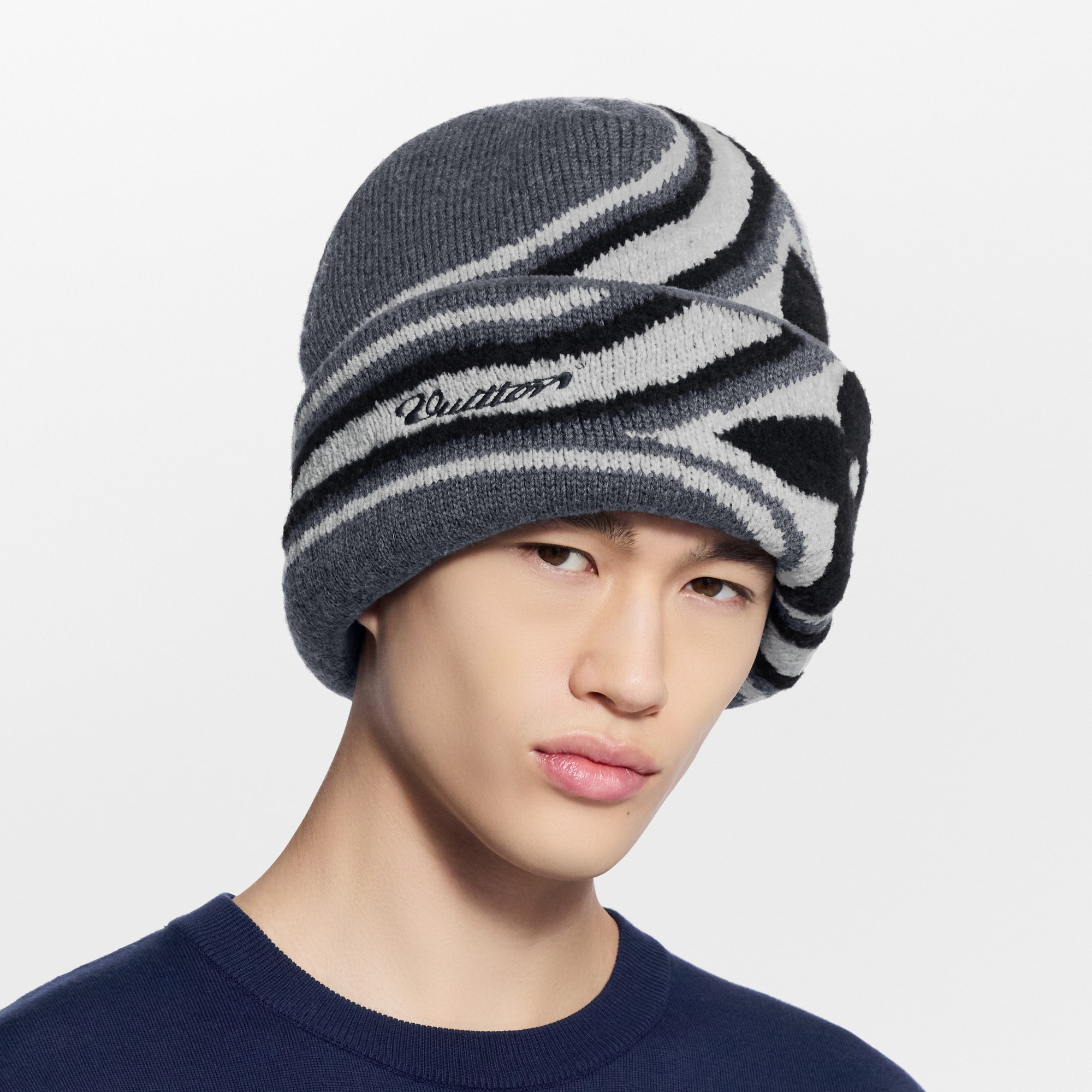 LV Crush Graphic Flower Beanie S00 - New - For Men | LOUIS VUITTON ®